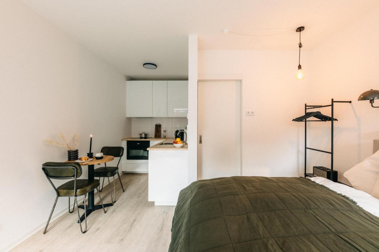 Duesseldorf Boutique-Style Studioapartments Luaran gambar