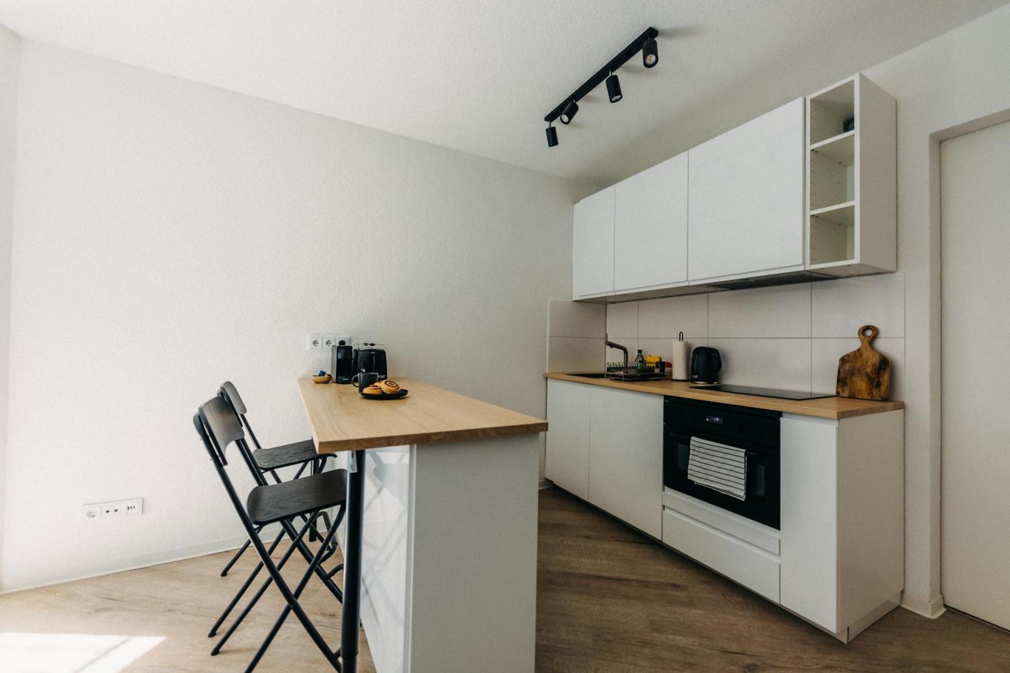 Duesseldorf Boutique-Style Studioapartments Luaran gambar