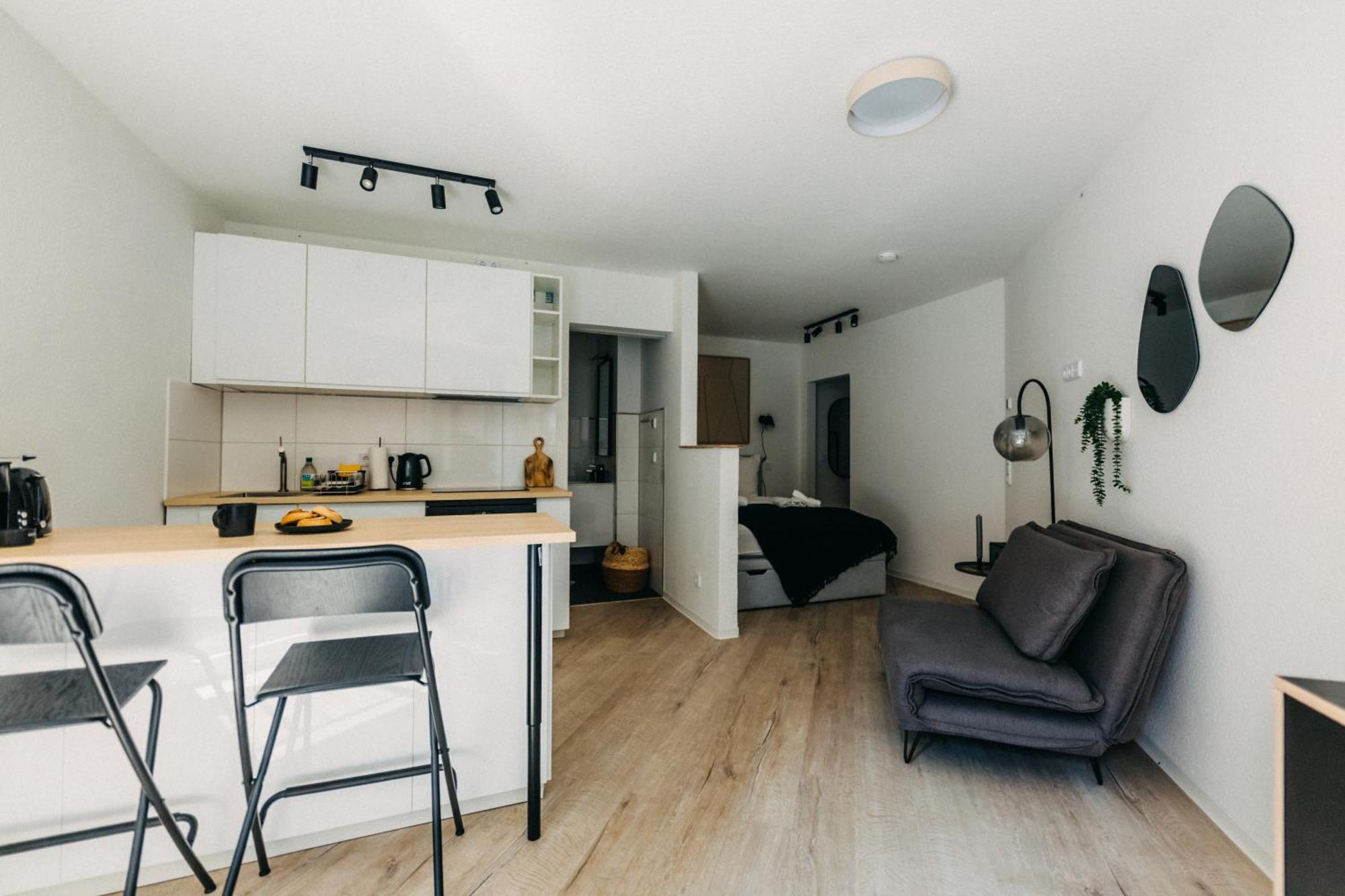 Duesseldorf Boutique-Style Studioapartments Luaran gambar