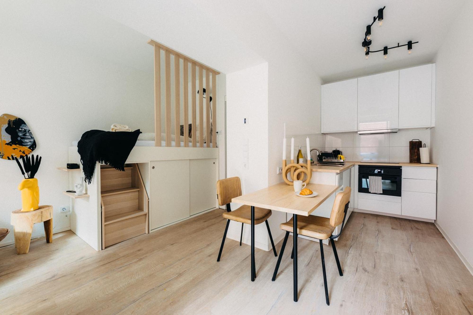 Duesseldorf Boutique-Style Studioapartments Luaran gambar